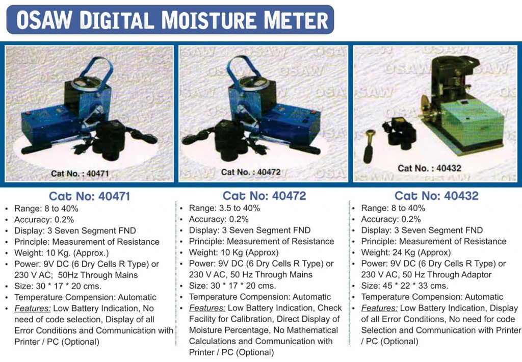 OSAW Moisture Meter