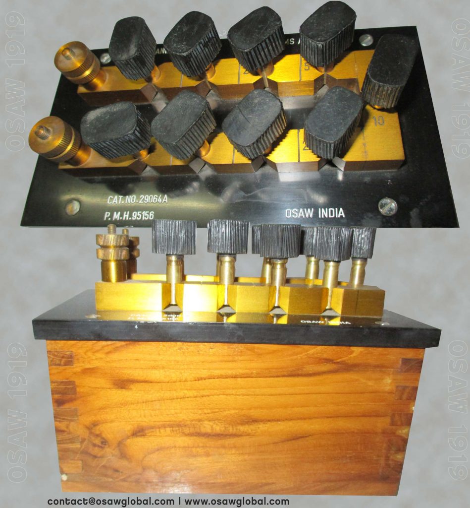 Resistance Boxes Plug Type - Bakelite; Constantan Coil; Manganin Coil