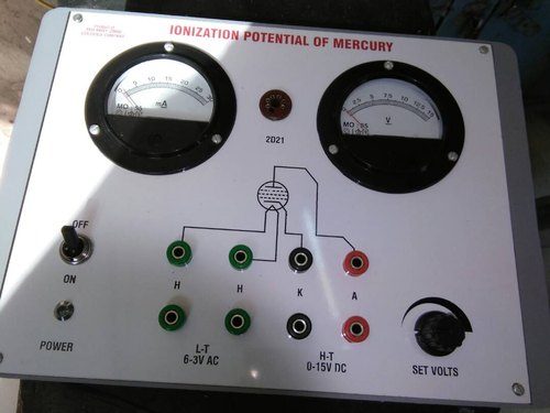 Ionization Potential Of Mercury Apparatus