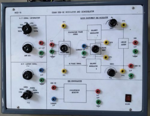 OSAW SSB-SC Modulation and Demodulation Trainer Kit