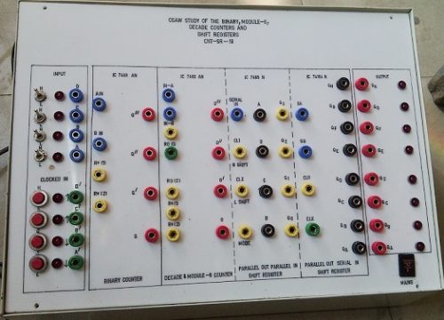 OSAW Binary, MOD-6 ,Decade Counters and Shift Registers Apparatus